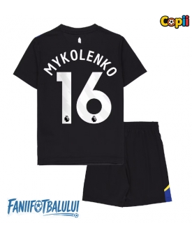Everton Vitaliy Mykolenko #16 Echipament de Fotbal Replică 2025-26 Copii Treilea (+ Șorturi)